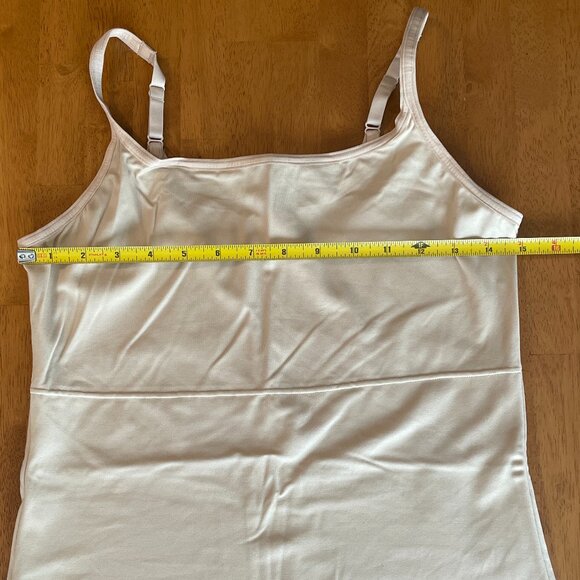 Size 2XL Maidenform Sweet Nothings nude firm control tummy toning tank - Picture 3 of 7